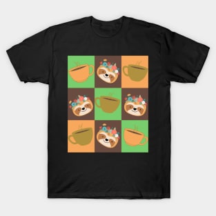 Sloth And Coffee T-Shirt